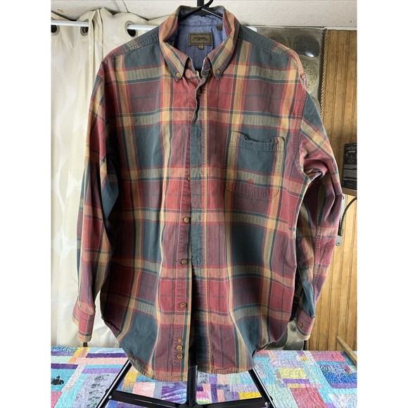 Roper Men's Large Button Down Flip Cuff  Western Shirt - Picture 1 of 10